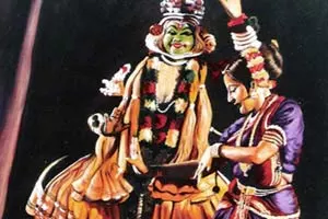 Image of Dancers Oil painting by Vishal