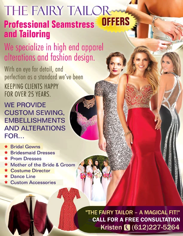 Fashion Flyer Design image for The Fairy Tailor, GERMANY.