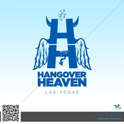 Abstract Logo Design sample image of hangover heaven